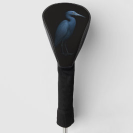 Black 4 Luxe Golf Driver Cover, Little Blue Heron Headcover