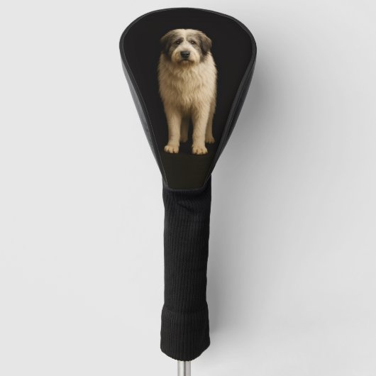 Black 4 Luxe Golf Driver Cover, Mioritic Shepherd Golf Headcover (Vorderseite)