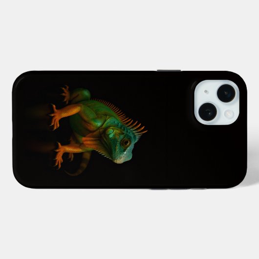 Black 4 Luxe, Green Iguana Case-Mate iPhone Hülle (Rückseite (Horizontal))