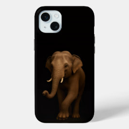 Black 4 Luxe, Indian Elephant iPhone 15 Plus Case-Mate iPhone Hülle