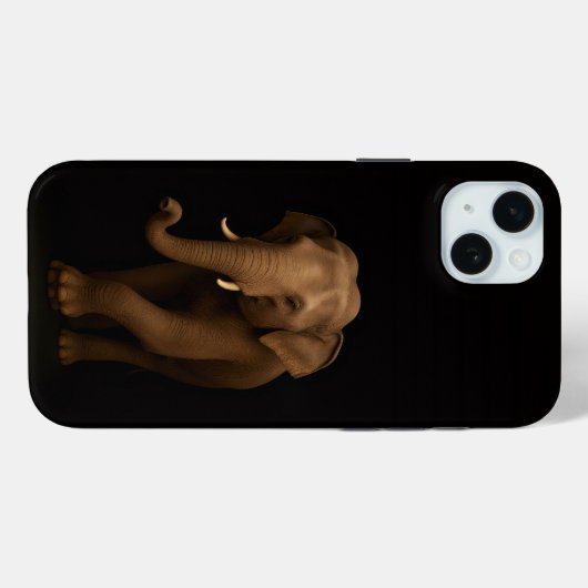 Black 4 Luxe, Indian Elephant iPhone 15 Plus Case-Mate iPhone Hülle (Rückseite (Horizontal))