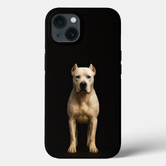 Black 4 Luxe iPhone 13, Bold Dogo Argentino Case-Mate iPhone Hülle (Rückseite)