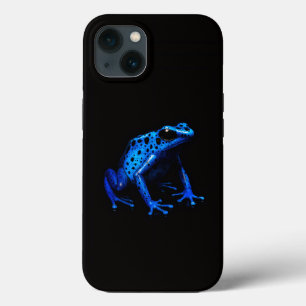 Black 4 Luxe iPhone 13 Case, Electric Blue Frog Case-Mate iPhone Hülle