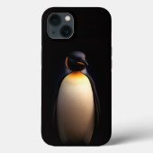 Black 4 Luxe iPhone 13 Case, Kaiser Penguin Case-Mate iPhone Hülle (Rückseite)