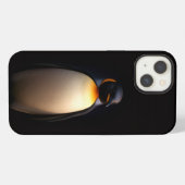 Black 4 Luxe iPhone 13 Case, Kaiser Penguin Hülle (Rückseite (Horizontal))