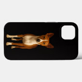 Black 4 Luxe iPhone 13, Classy Basenji Dog Case-Mate iPhone Hülle (Rückseite (Horizontal))
