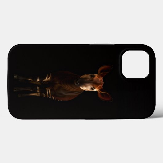 Black 4 Luxe iPhone 13, Forest Okapi Case-Mate iPhone Hülle (Rückseite (Horizontal))