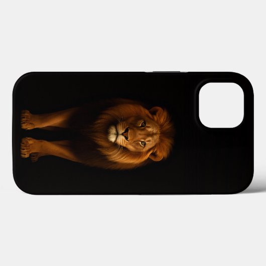 Black 4 Luxe iPhone 13, Majestic Lion Case-Mate iPhone Hülle (Rückseite (Horizontal))