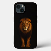 Black 4 Luxe iPhone 13, Majestic Lion Case-Mate iPhone Hülle (Rückseite)