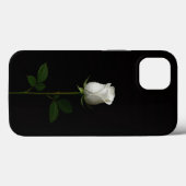 Black 4 Luxe iPhone 13, Pure White Rose Case-Mate iPhone Hülle (Rückseite (Horizontal))
