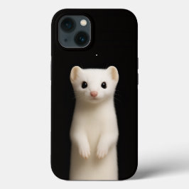 Black 4 Luxe iPhone 13, Stylish Ermine Case-Mate iPhone Hülle