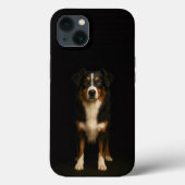 Black 4 Luxe iPhone 13, Wise Australian Shepherd Case-Mate iPhone Hülle (Rückseite)