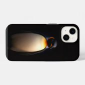 Black 4 Luxe iPhone 14 Case-Mate, Kaiser Pinguin Hülle (Rückseite (Horizontal))