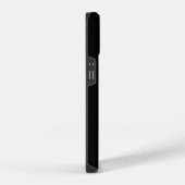 Black 4 Luxe iPhone 14 Case-Mate, Kaiser Pinguin Hülle (Rechte Seite)