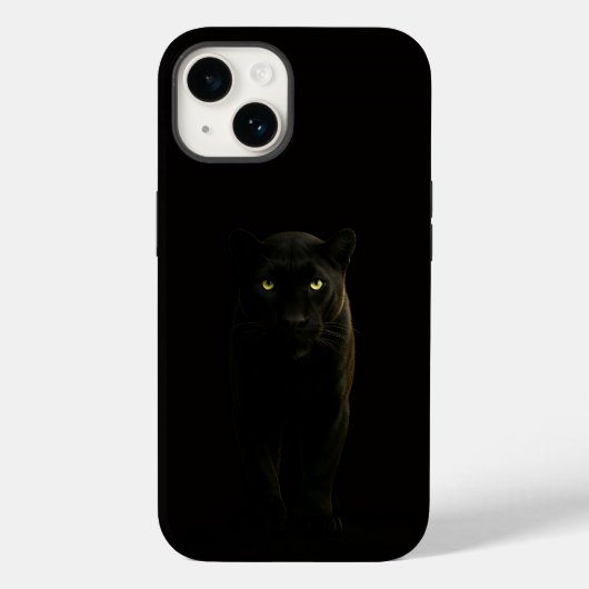 Black 4 Luxe iPhone 14 Mate, Black Panther Case-Mate iPhone Hülle (Rückseite)