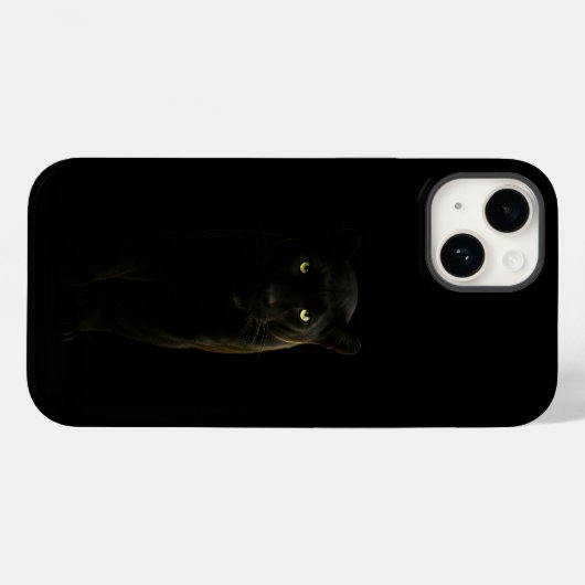 Black 4 Luxe iPhone 14 Mate, Black Panther Case-Mate iPhone Hülle (Rückseite (Horizontal))