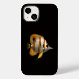 Black 4 Luxe iPhone 14 Mate, Reef Butterflyfish Case-Mate iPhone 14 Hülle