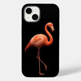 Black 4 Luxe iPhone 14 Mate, rosa Flamingo Case-Mate iPhone 14 Hülle