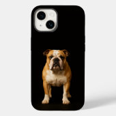 Black 4 Luxe iPhone 14 Mate, Stamina Bulldog Case-Mate iPhone Hülle (Rückseite)