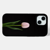 Black 4 Luxe iPhone 15 Case, Blush Pink Tulip Case-Mate iPhone Hülle (Rückseite (Horizontal))