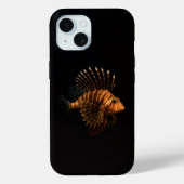 Black 4 Luxe iPhone 15 Mate, Red Lionfish Case-Mate iPhone Hülle (Rückseite)