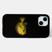 Black 4 Luxe iPhone 15 Mate, Yellow Putterfish Case-Mate iPhone Hülle (Rückseite (Horizontal))