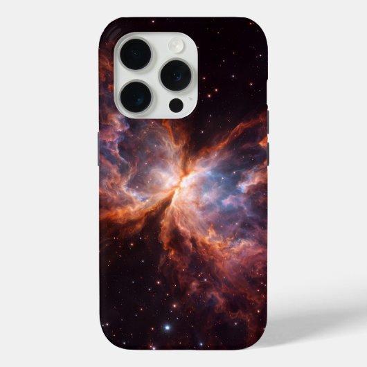 Black 4 Luxe iPhone 15 Pro Mate Butterfly Nebula Case-Mate iPhone Hülle (Rückseite)