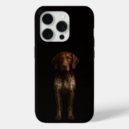 Black 4 Luxe iPhone 15 Pro Mate, German Pointer Case-Mate iPhone Hülle