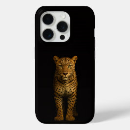 Black 4 Luxe iPhone 15 Pro Mate Majestic Leopard Case-Mate iPhone Hülle