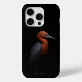 Black 4 Luxe iPhone 15 Pro Mate, Reddish Egret Case-Mate iPhone Hülle