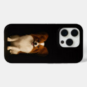 Black 4 Luxe iPhone 15 Pro Mate Refined Papillon Case-Mate iPhone Hülle (Rückseite (Horizontal))