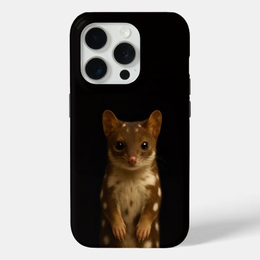 Black 4 Luxe iPhone 15 Pro Mate Sweet Quoll Case-Mate iPhone Hülle (Rückseite)