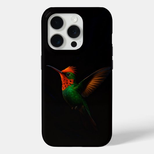 Black 4 Luxe iPhone 15 Pro Mate, Tufted Coquette Case-Mate iPhone Hülle (Rückseite)
