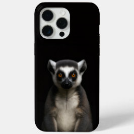 Black 4 Luxe iPhone 15 Pro Max, Gentle Lemur Case-Mate iPhone Hülle
