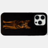 Black 4 Luxe iPhone 15 Pro Max, German Shepherd Case-Mate iPhone Hülle (Rückseite (Horizontal))