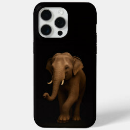 Black 4 Luxe iPhone 15 Pro Max, Indian Elephant Case-Mate iPhone Hülle