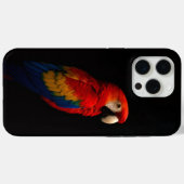Black 4 Luxe iPhone 15 Pro Max, Scarlet Parrot Case-Mate iPhone Hülle (Rückseite (Horizontal))