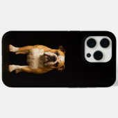 Black 4 Luxe iPhone 15 Pro Max Stamina Bulldog Case-Mate iPhone Hülle (Rückseite (Horizontal))