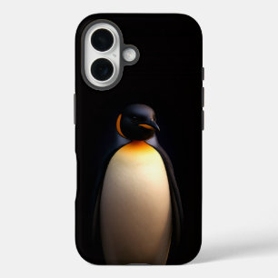 Black 4 Luxe iPhone 16 Case-Mate, Kaiser Pinguin Hülle