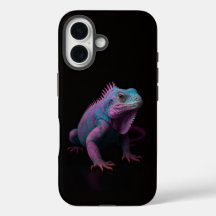 Black 4 Luxe iPhone 16 Case-Mate, Pink Iguana