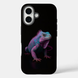 Black 4 Luxe iPhone 16 Case-Mate, Pink Iguana iPhone 16 Hülle