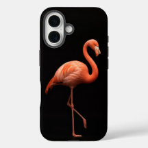 Black 4 Luxe iPhone 16 Case-Mate, rosa Flamingo