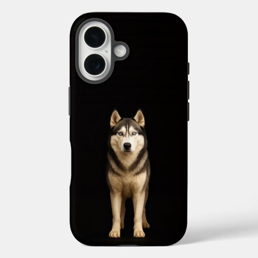Black 4 Luxe iPhone 16 Mate, Icy Elite Husky Case-Mate iPhone Hülle (Rückseite)