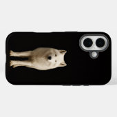 Black 4 Luxe iPhone 16 Mate, Ivory Arctic Wolf Case-Mate iPhone Hülle (Rückseite (Horizontal))