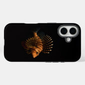 Black 4 Luxe iPhone 16 Mate, Red Lionfish Case-Mate iPhone Hülle (Rückseite (Horizontal))