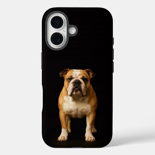 Black 4 Luxe iPhone 16 Mate, Stamina Bulldog Case-Mate iPhone Hülle (Rückseite)