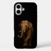 Black 4 Luxe iPhone 16 Plus, Indian Elephant Case-Mate iPhone Hülle (Rückseite)