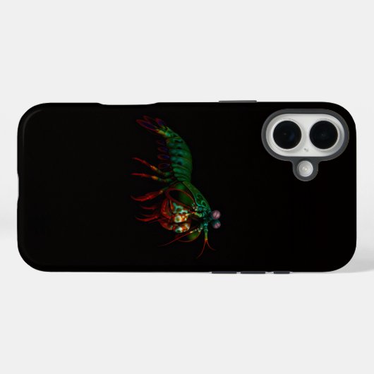 Black 4 Luxe iPhone 16 Plus, Mantis Shrimp Case-Mate iPhone Hülle (Rückseite (Horizontal))