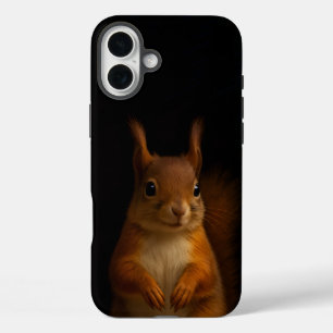Black 4 Luxe iPhone 16 Plus Mate, Red Squirrel Hülle