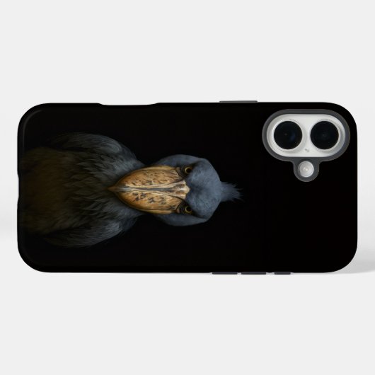 Black 4 Luxe iPhone 16 Plus, Shoebill Bird Case-Mate iPhone Hülle (Rückseite (Horizontal))
